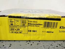 25x Klingspor fiberschijf CS561235x22 K80 66514 (3)